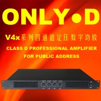 四通道公共廣播定壓D類(lèi)數(shù)字功放機(jī)4x120W-4x1000W